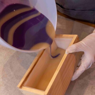 Zestaw do mydła bez lilak 6 Zestaw do mydła bez lilak + przepis