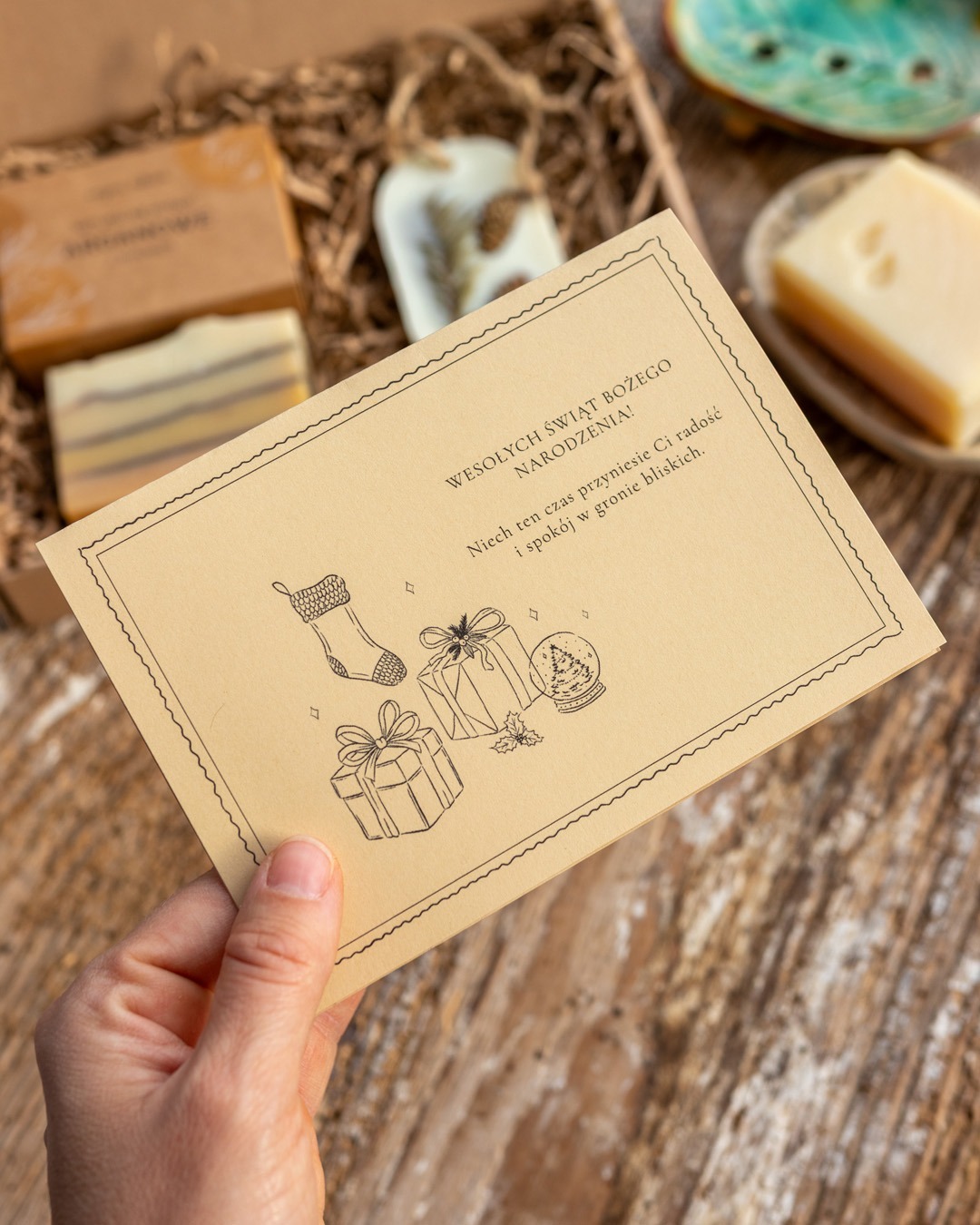 Kartka okolicznościowa na Boże Narodzenie