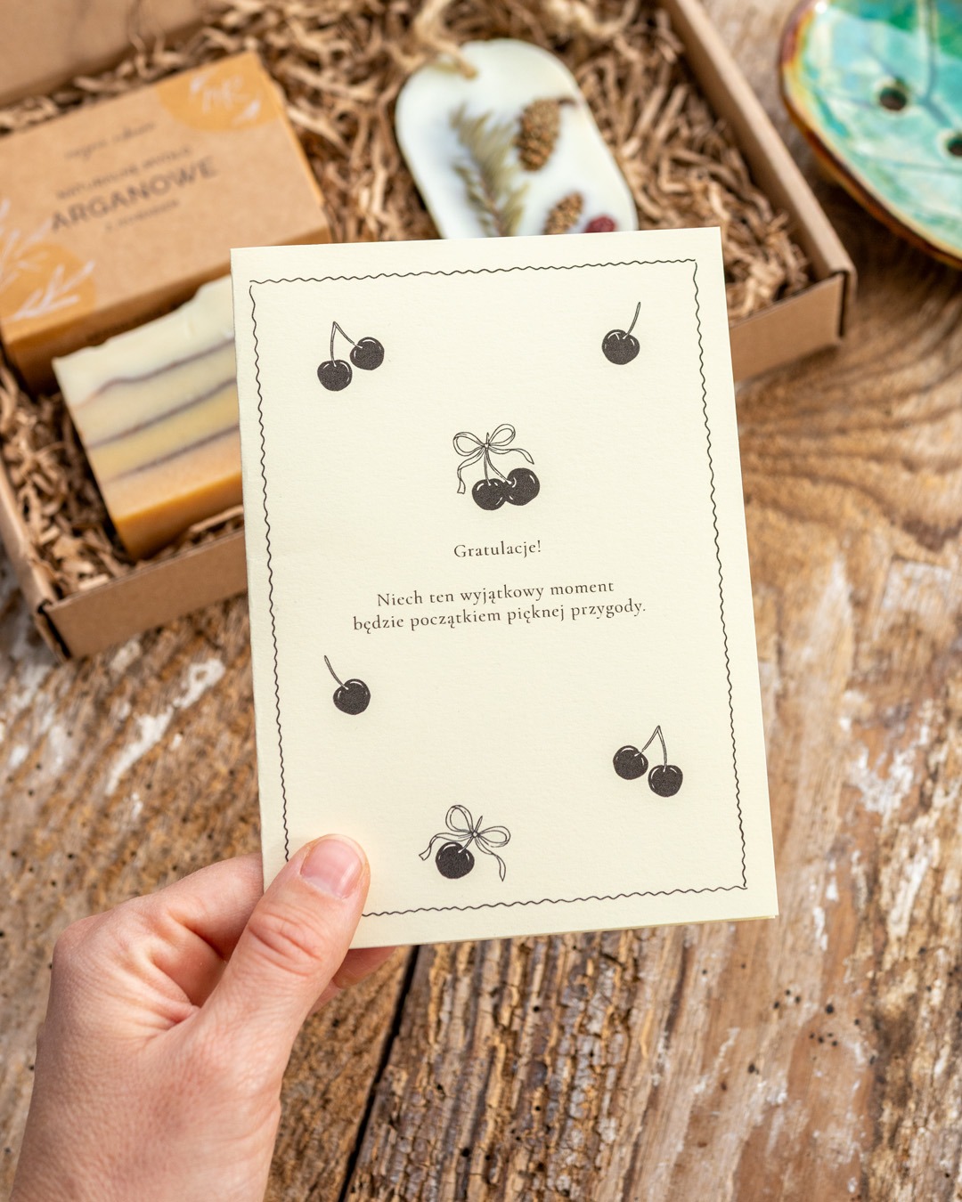 Kartka okolicznościowa z Gratulacjami