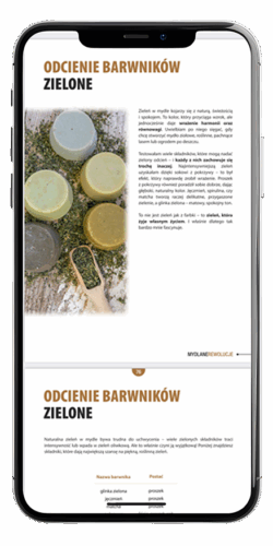 smartphone odcienie barwników