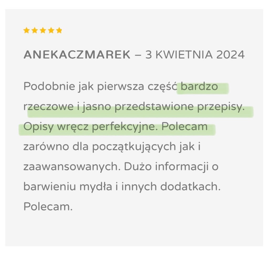 techniki zdobienia mydeł opinia 5